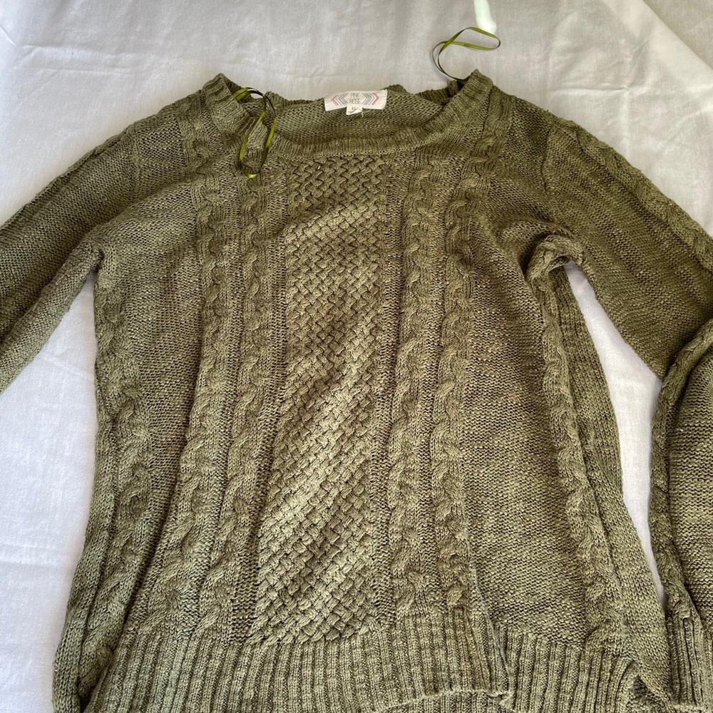 Green sweater